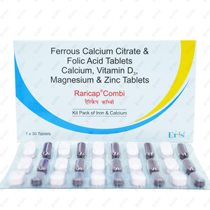 Raricap Combi Tablets 30's