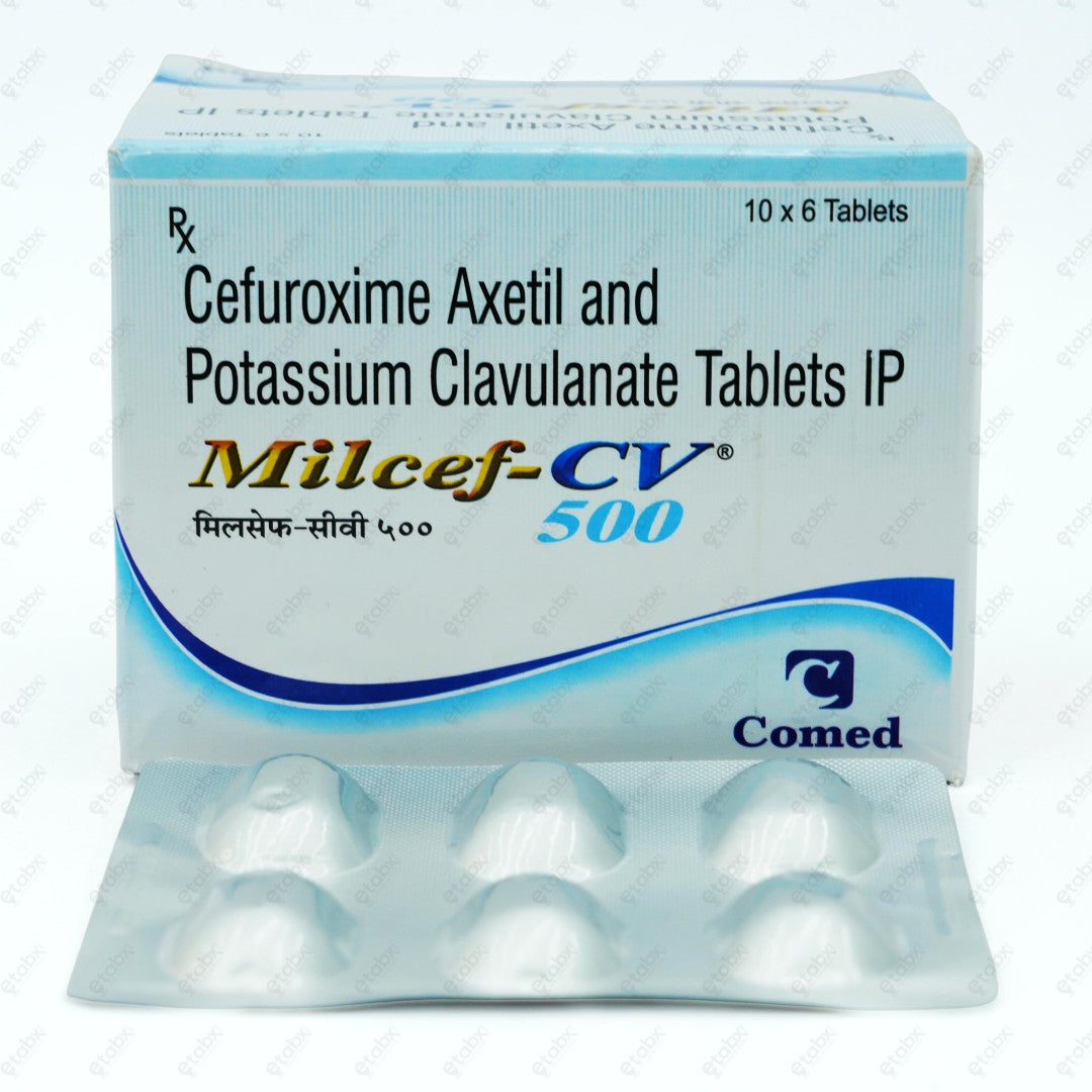 MILCEF CV 500MG Tablet 6'S