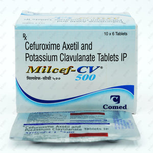 MILCEF CV 500MG Tablet 6'S