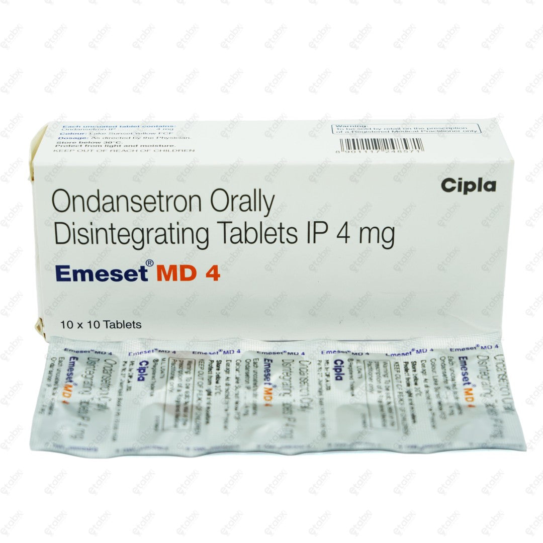 Emeset MD 4mg Tablet
