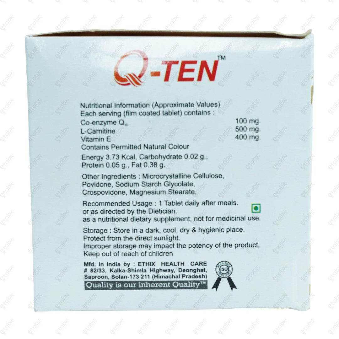 Q-Ten Tablet 6's