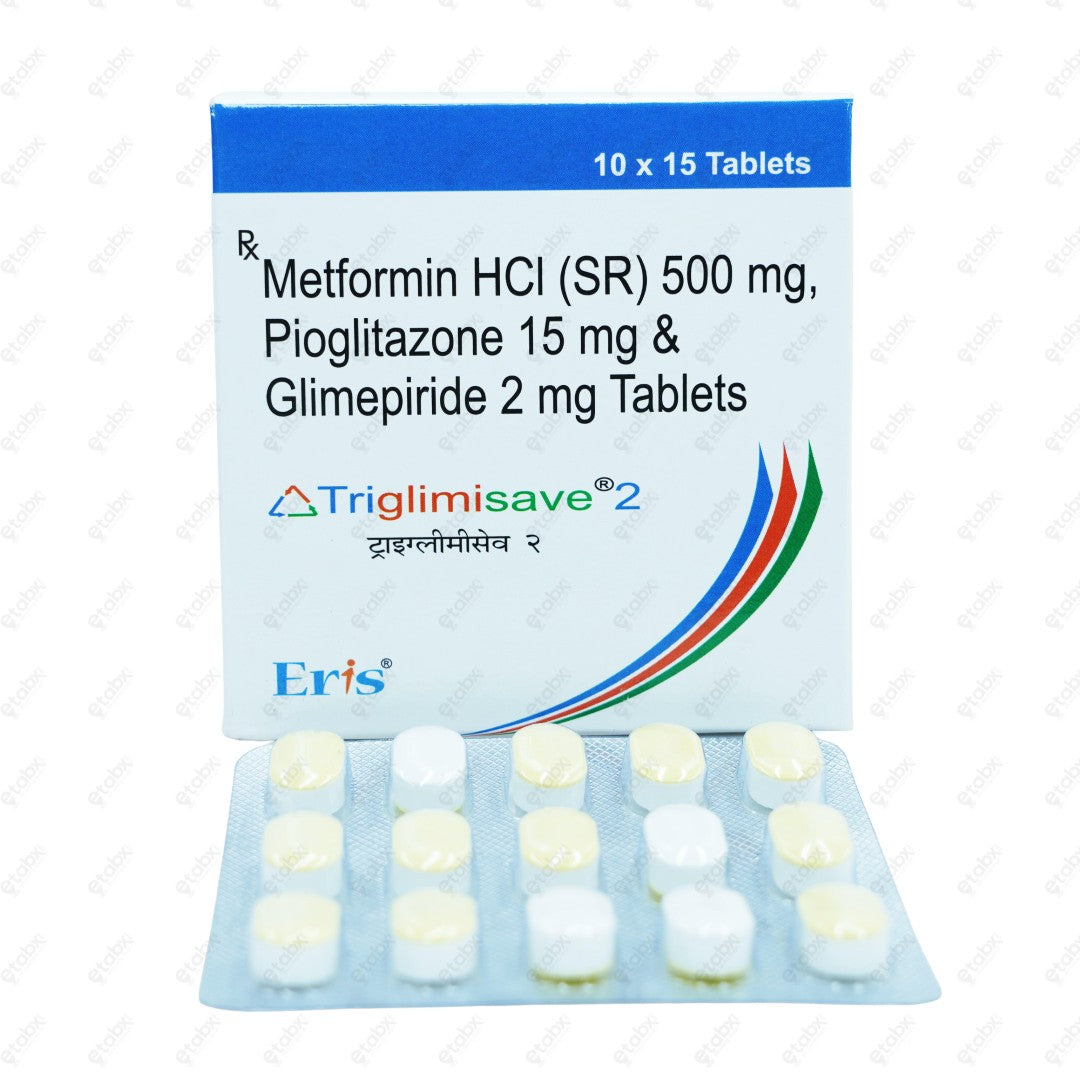 Triglimisave 2mg Tablet 15's