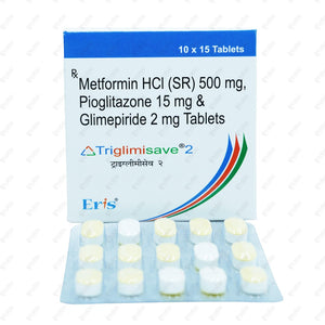 Triglimisave 2mg Tablet 15's