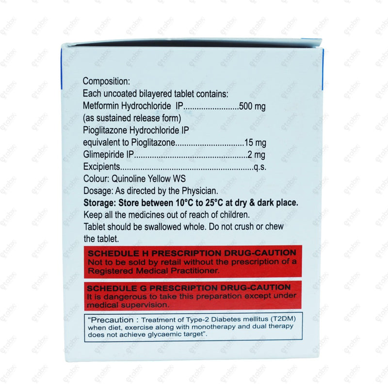 Triglimisave 2mg Tablet 15's