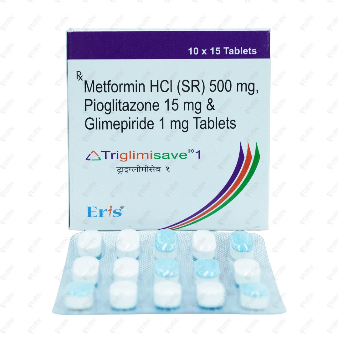 Triglimisave 1mg Tablet 15's