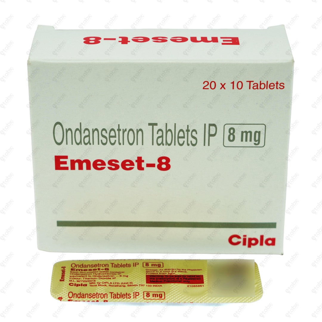 Emeset 8mg Tablet 10's