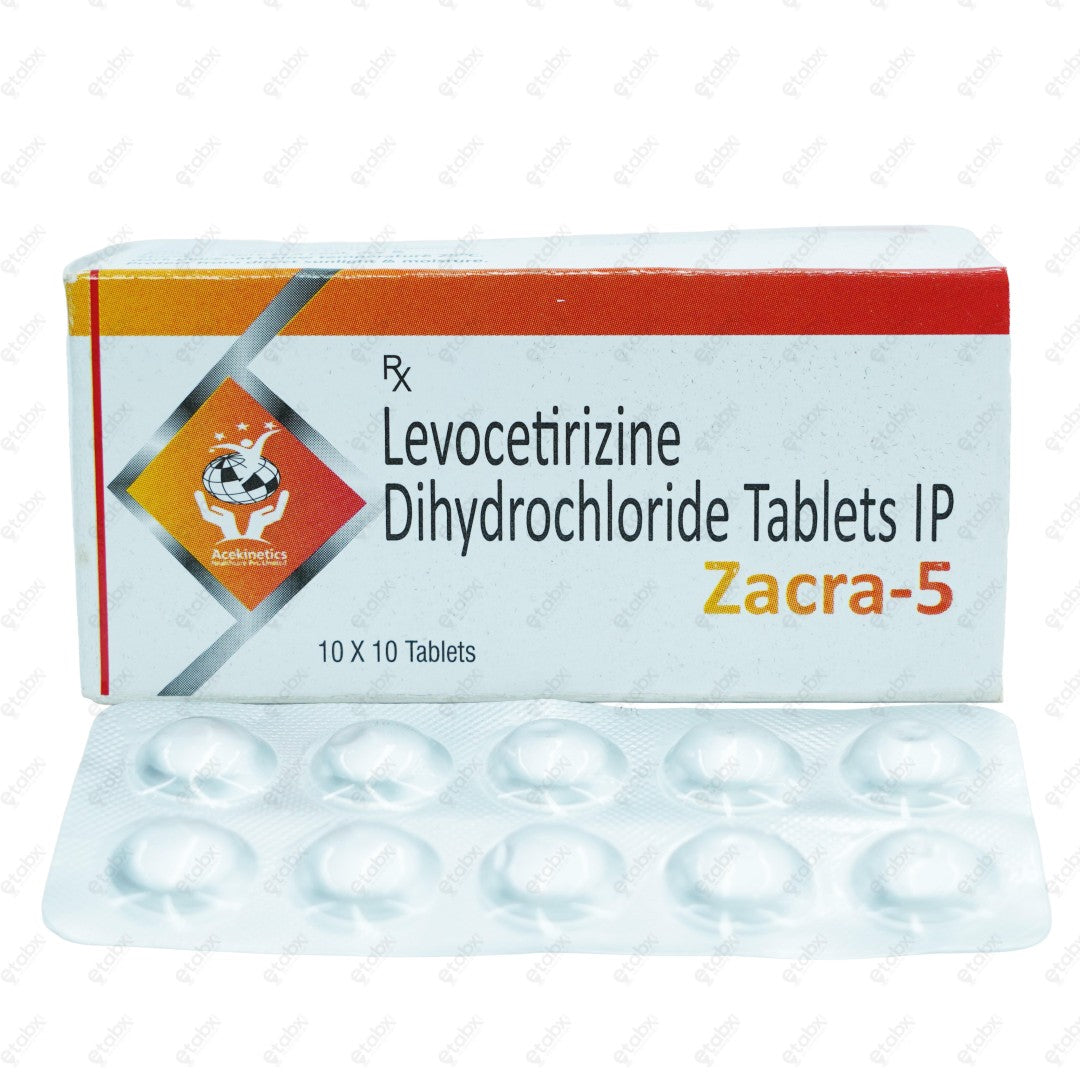 ZACRA 5mg Tablets 10'S