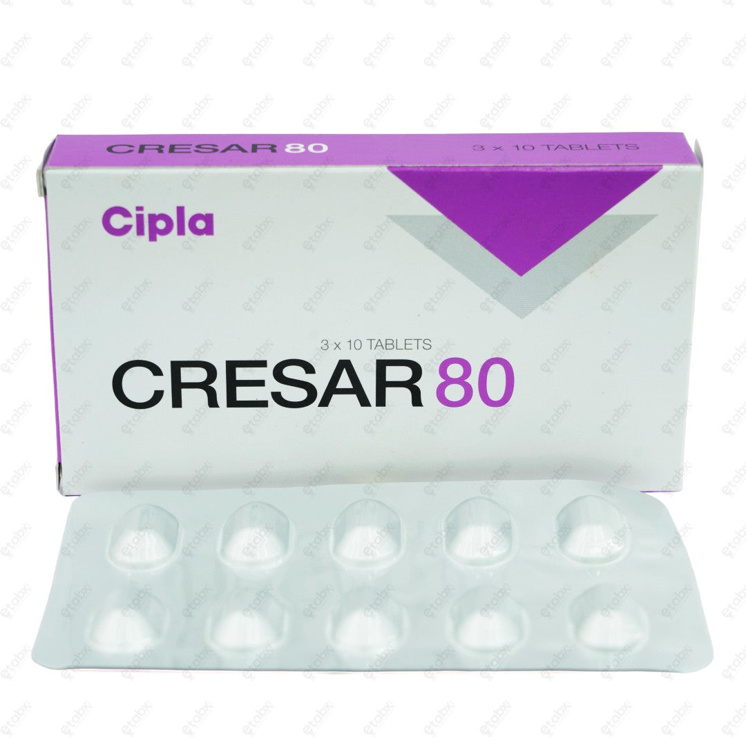 Cresar 80mg Tablet 10's