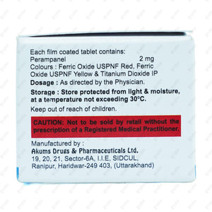 Peramnel 2mg Diabetes Tablets 10s