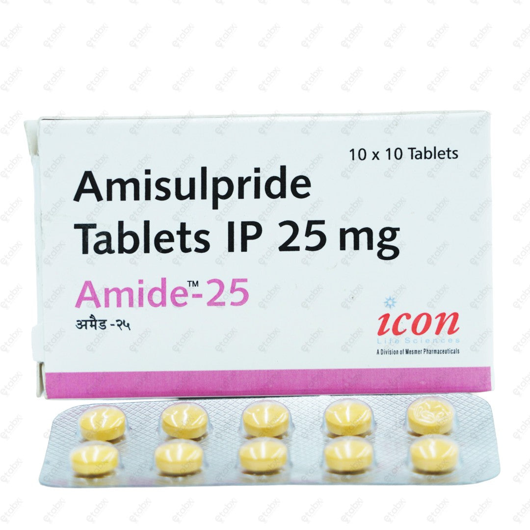Amide 25mg Tablet 10's