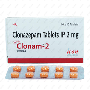 Clonam 2mg Tablet 10's