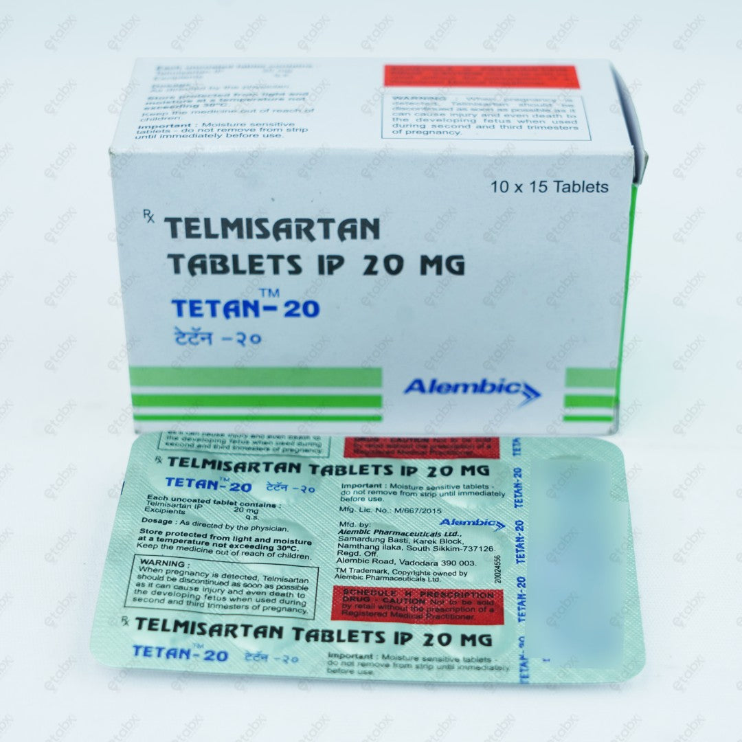 TETAN 20MG Tablet 15's