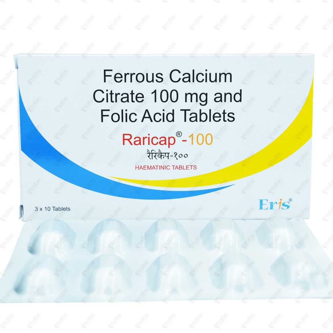 Raricap 100mg Tablet 10's