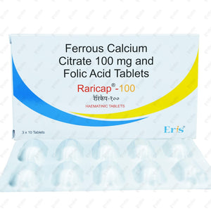 Raricap 100mg Tablet 10's
