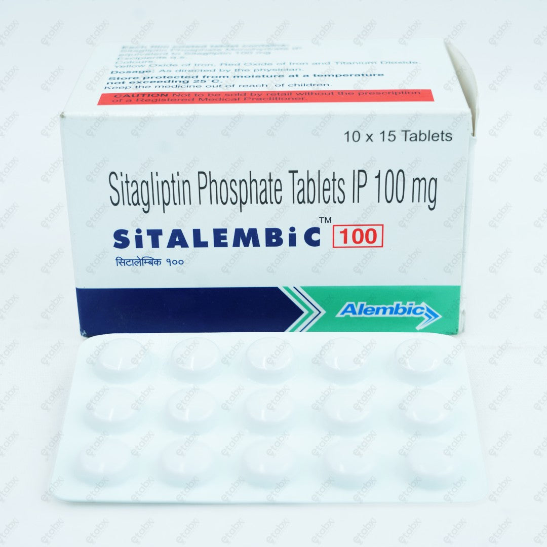 SITALEMBIC 100MG Tablet 15's