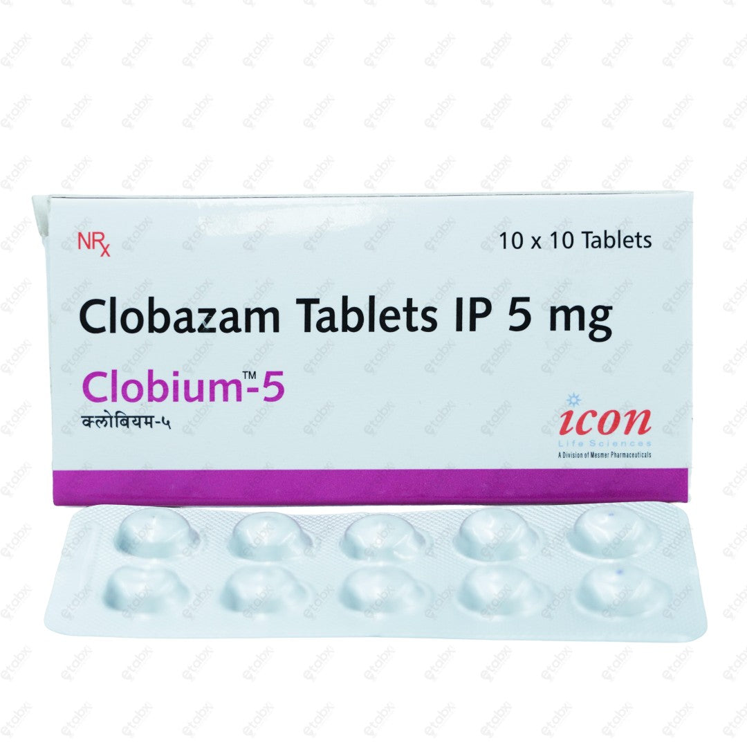 Clobium 5mg Tablet 10's