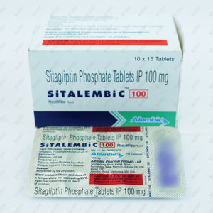SITALEMBIC 100MG Tablet 15's