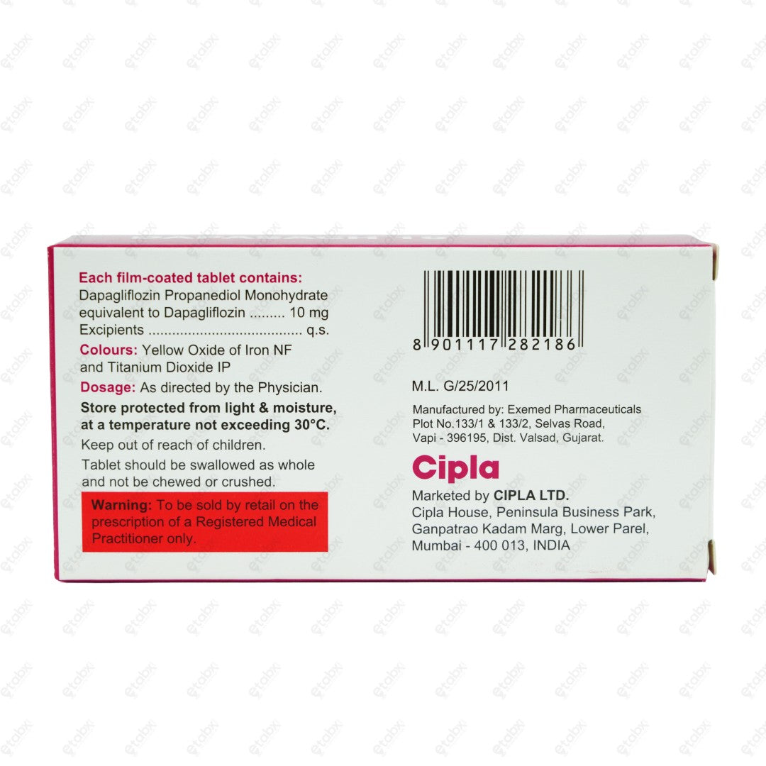 Dapasach 10mg Tablets 10's