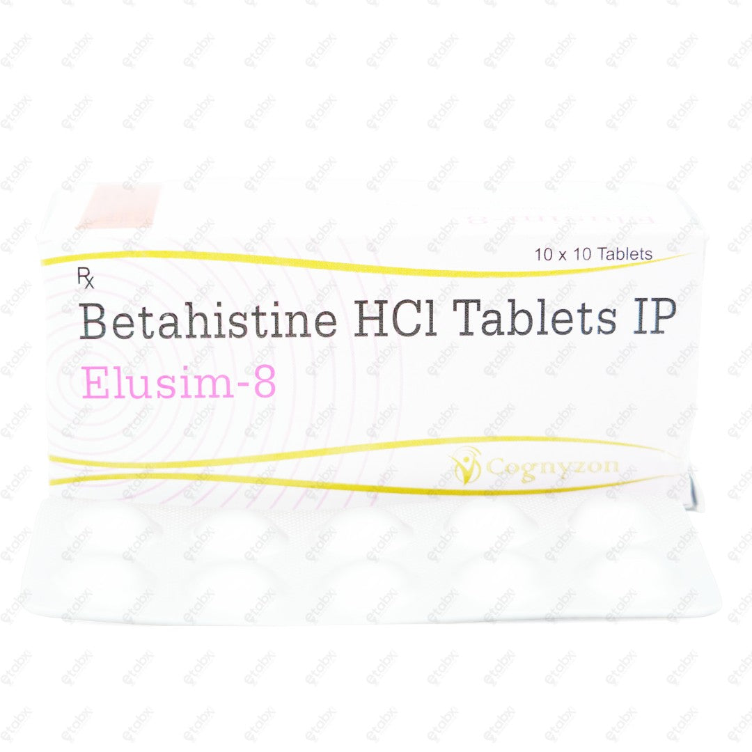 ELUSIM 8mg Tablet 10's