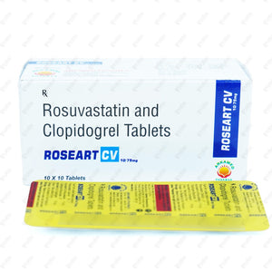 Roseart CV 10/75 mg 10 Tablets