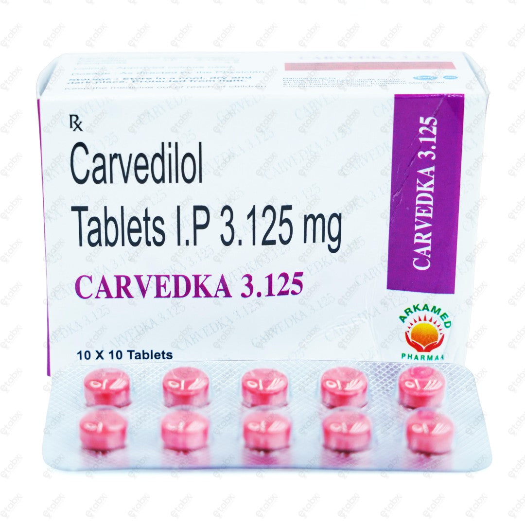 CARVEDKA 3.125mg Tablet 10