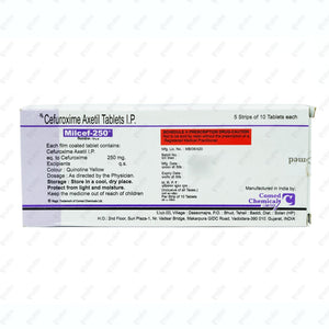 Milcef 250mg Tablet 10's