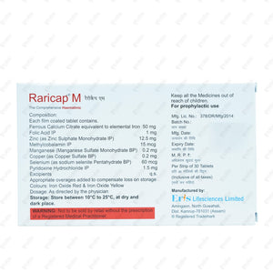 Raricap M Tablet 30's