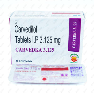 CARVEDKA 3.125mg Tablet 10