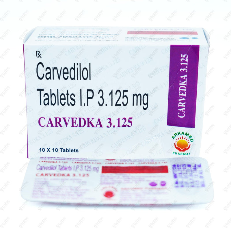 CARVEDKA 3.125mg Tablet 10