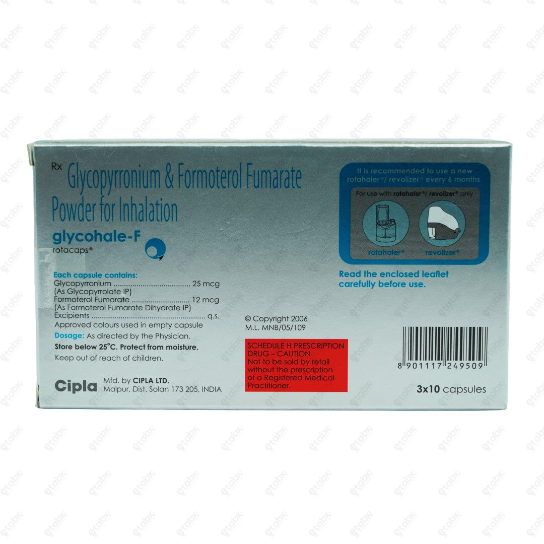 Glycohale F Capsule 3x10's