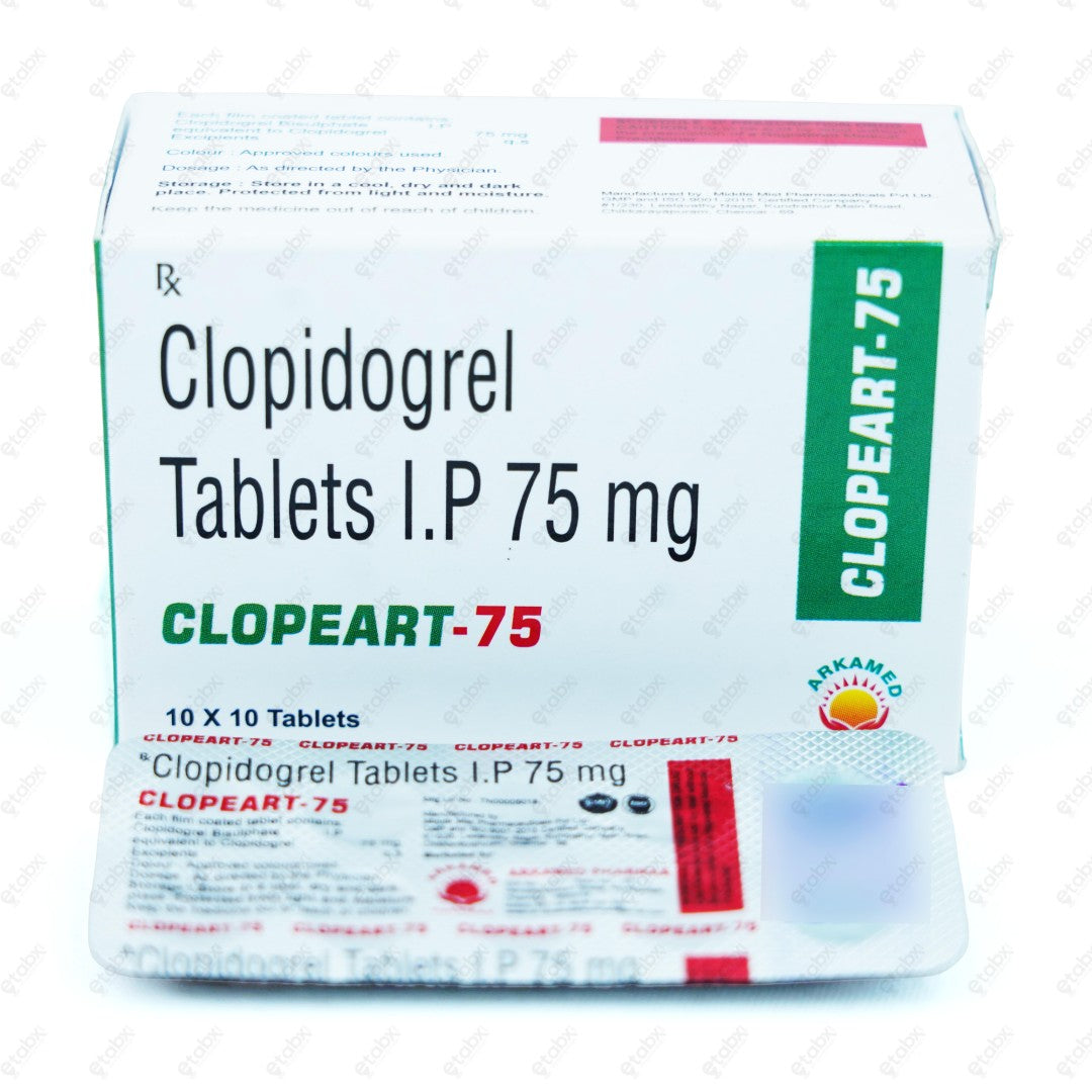 Clopeart 75mg Tablet