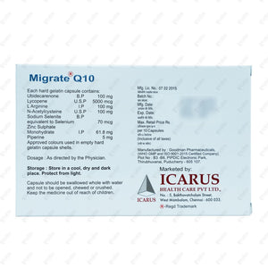 Migrate Q 10 Tablets 10's