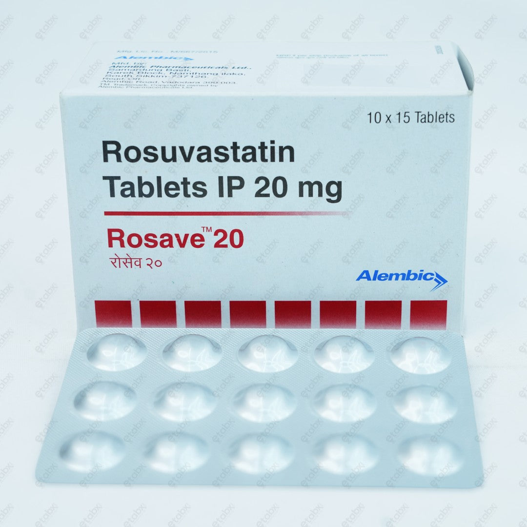 ROSAVE 20mg Tablet 15's