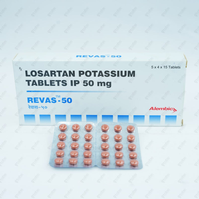 Revas 50mg Tablet 15's