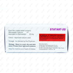 STATART 20mg Tablet 10's