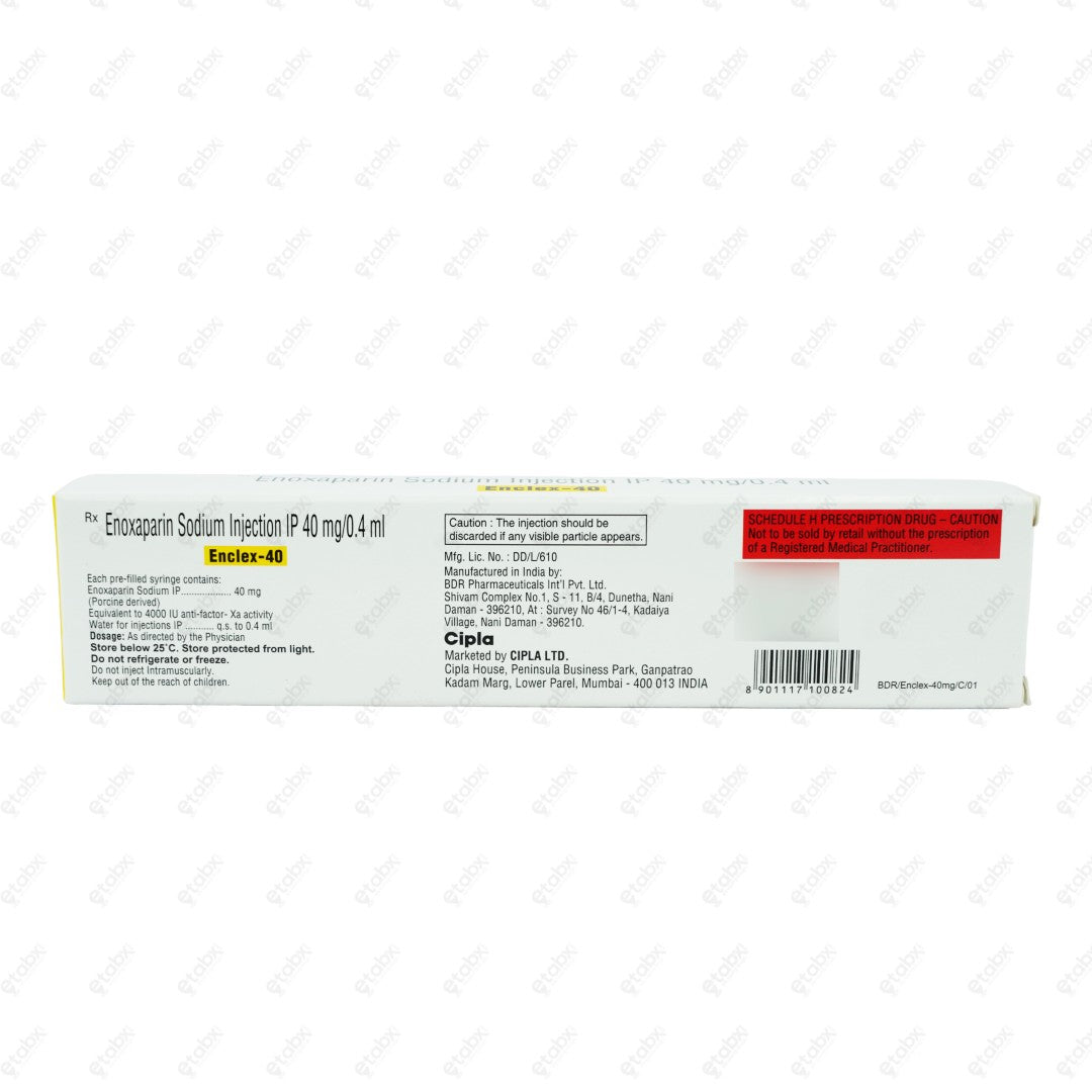 Enclex 40 IU Syringe