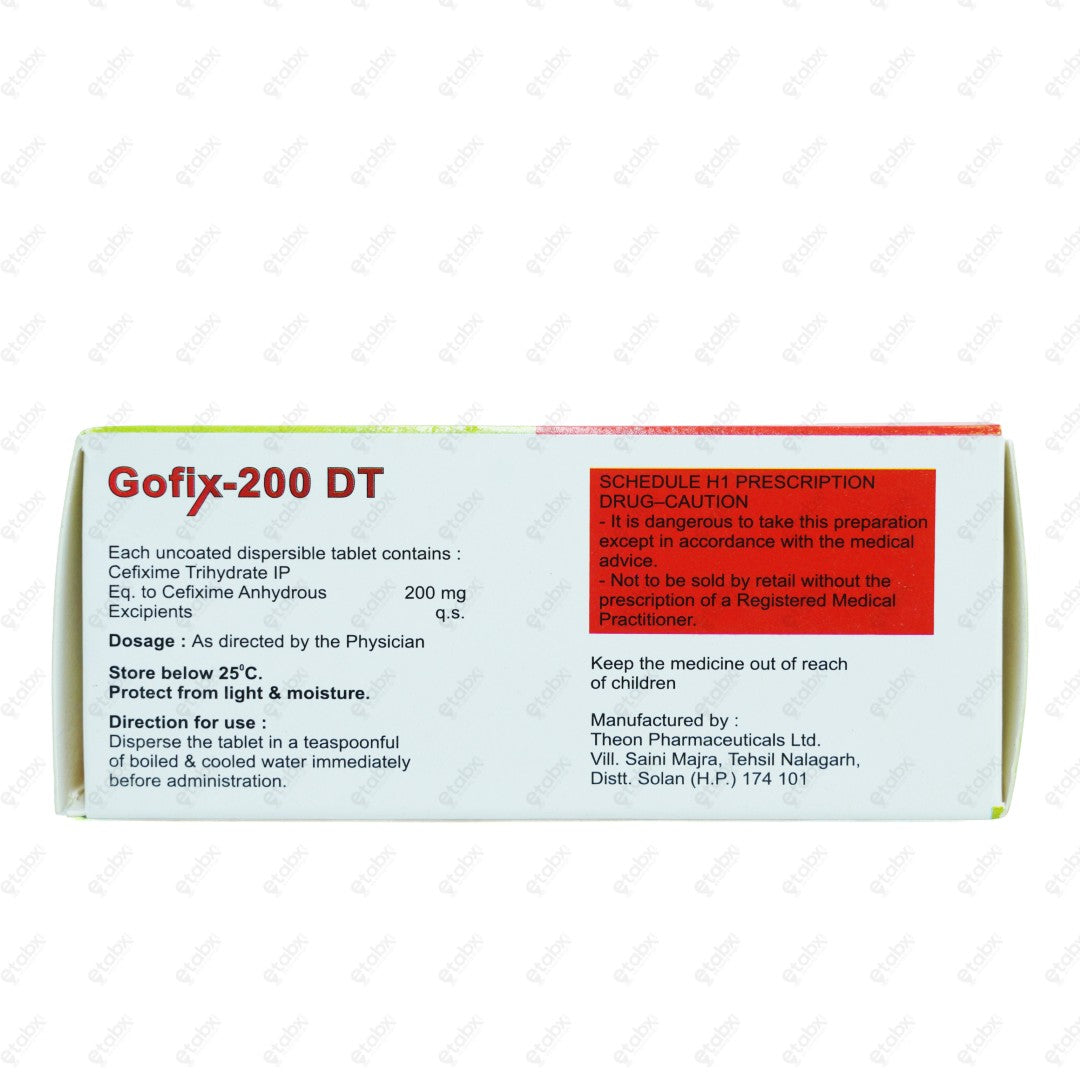 Gofix 200mg DT Tablet 10's