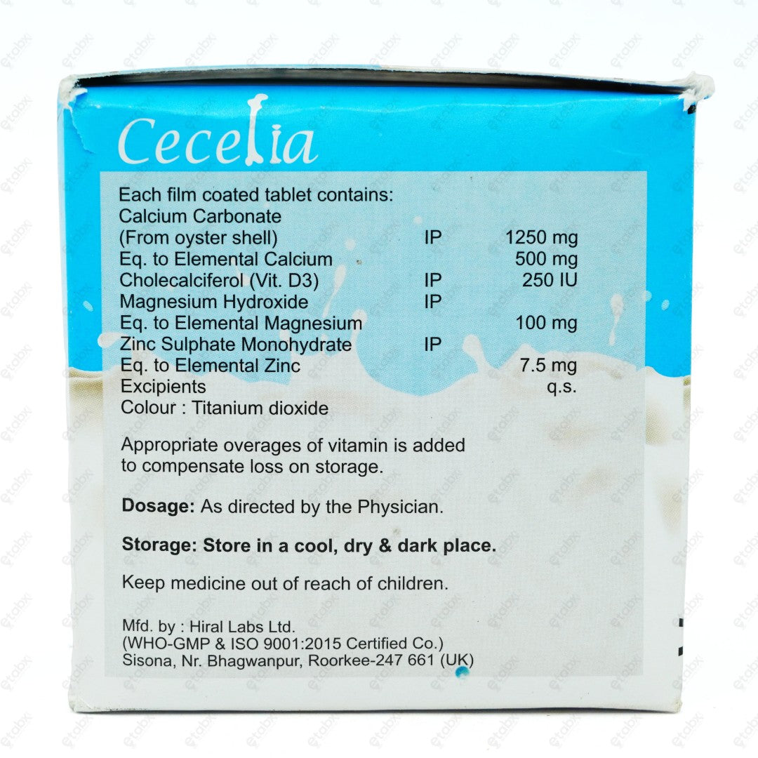 Cecelia Tablet 15's