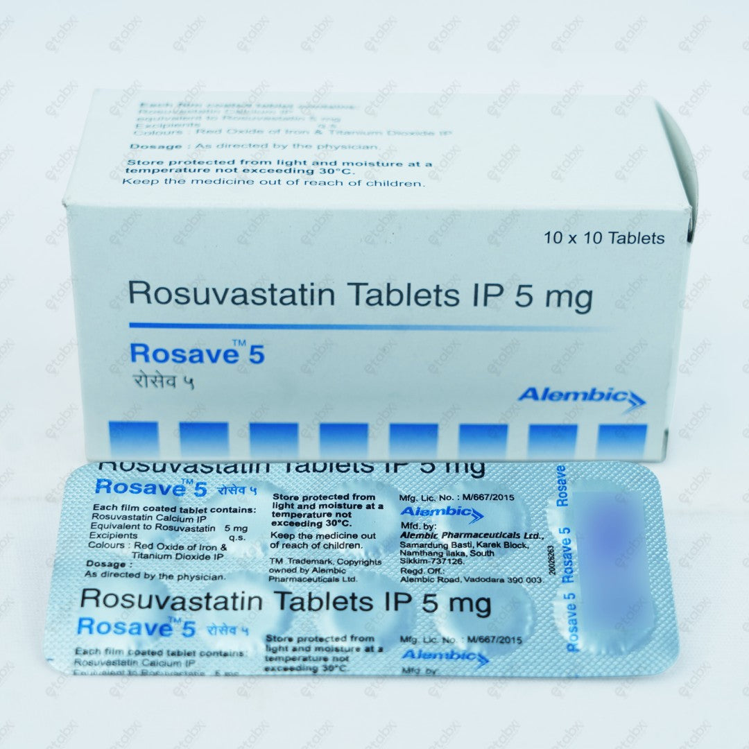 ROSAVE 5MG Tablets 10's