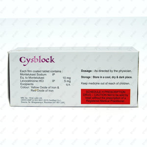 Cysblock Tablet 10's
