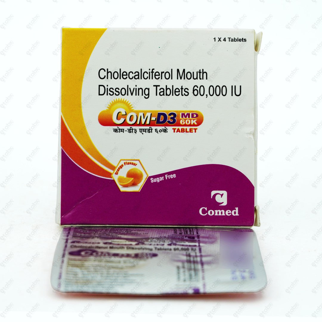 COM D3 MD 60K Tablets 4's