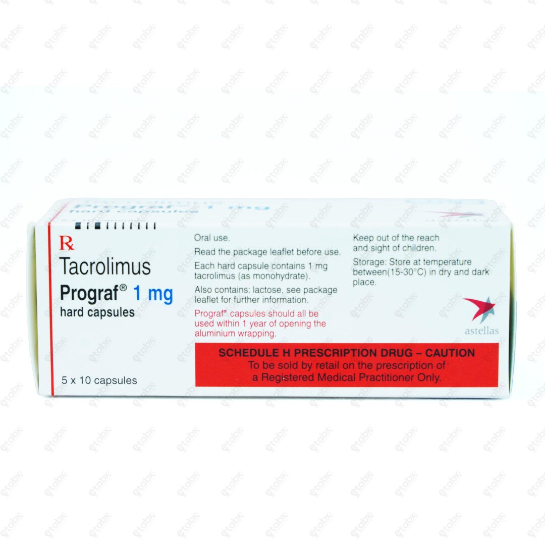 PROGRAF 1mg Capsule 10's