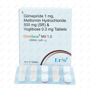GLIMISAVE MV 1.3mg Tablets (10's)