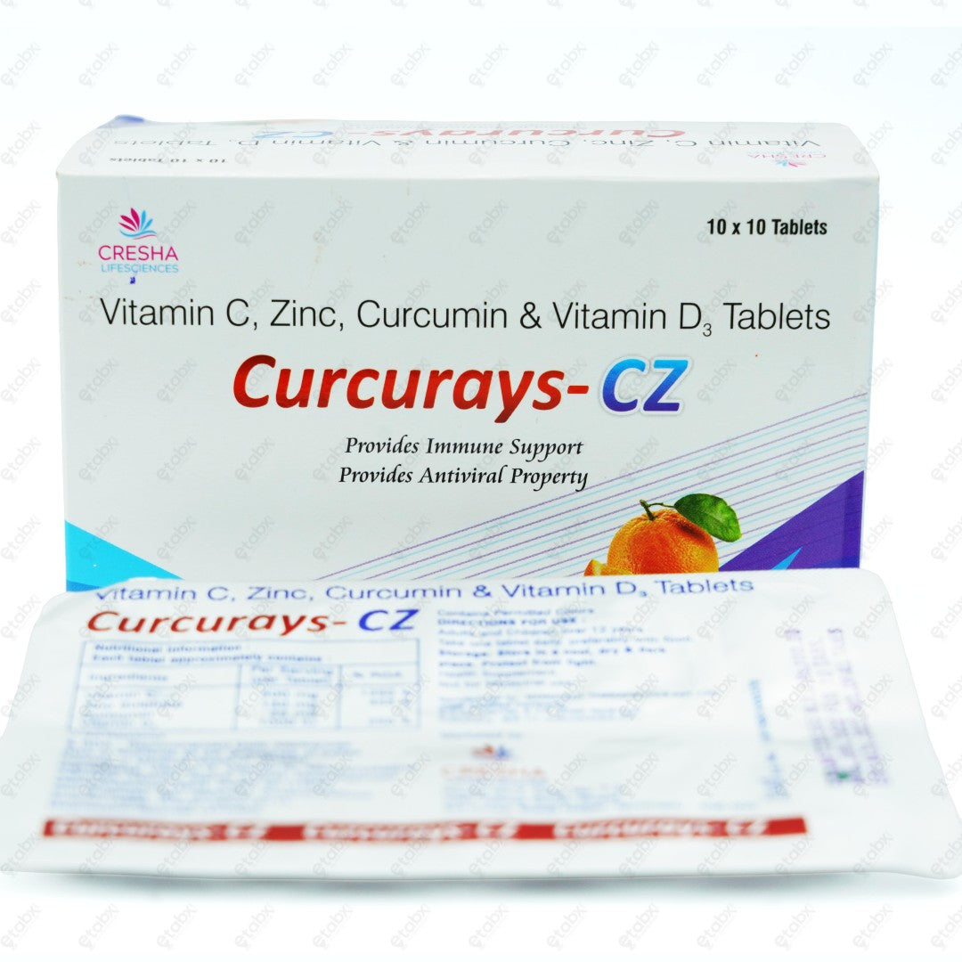 Curcurays CZ Tablet 10's