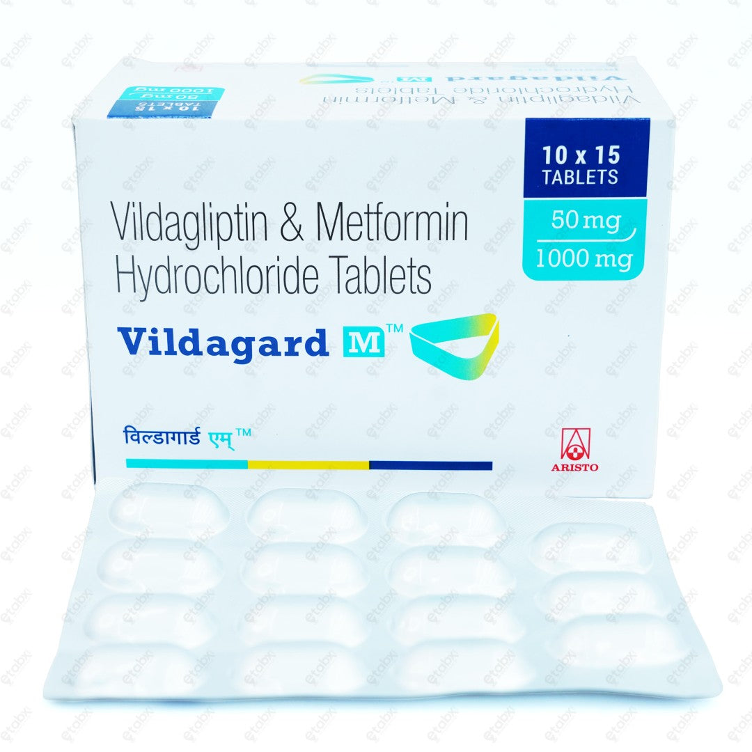 VILDAGARD M 50/1000mg Tablet 15's