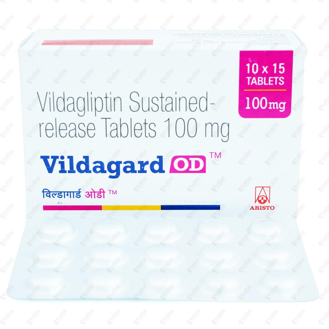 Vildagard OD 100mg Tablet 15's