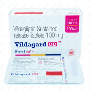 Vildagard OD 100mg Tablet 15's