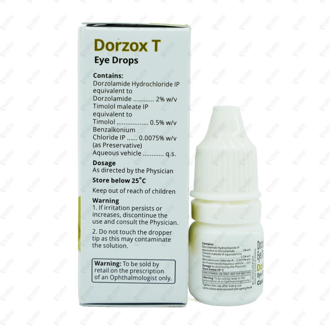 Dorzox T Eye Drops 5ml