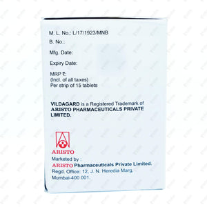 Vildagard M 50/500mg Tablet 15's