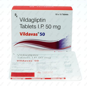 Vildavas 50mg Tablet 15's